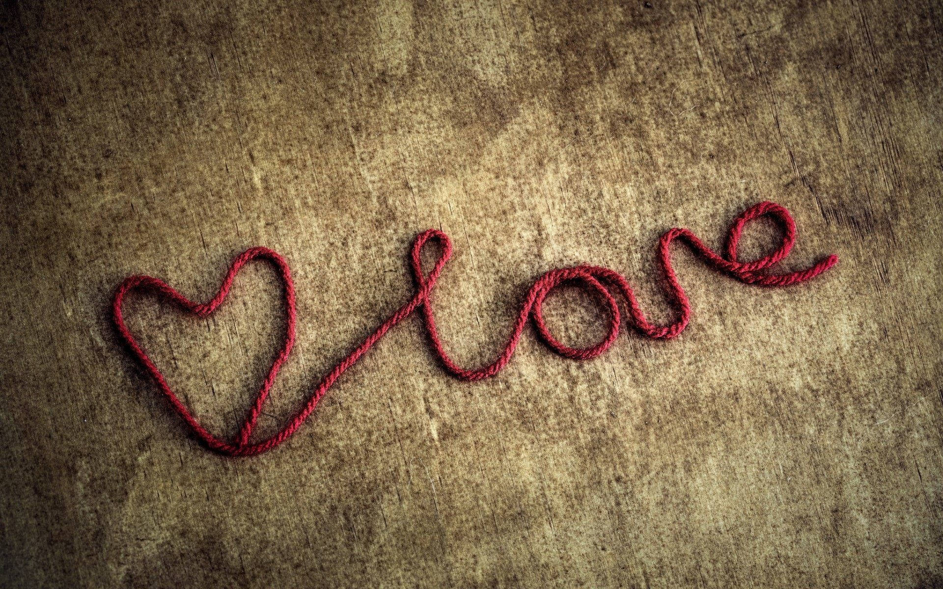 1920x1200 Download A Red String of Love Wallpaper