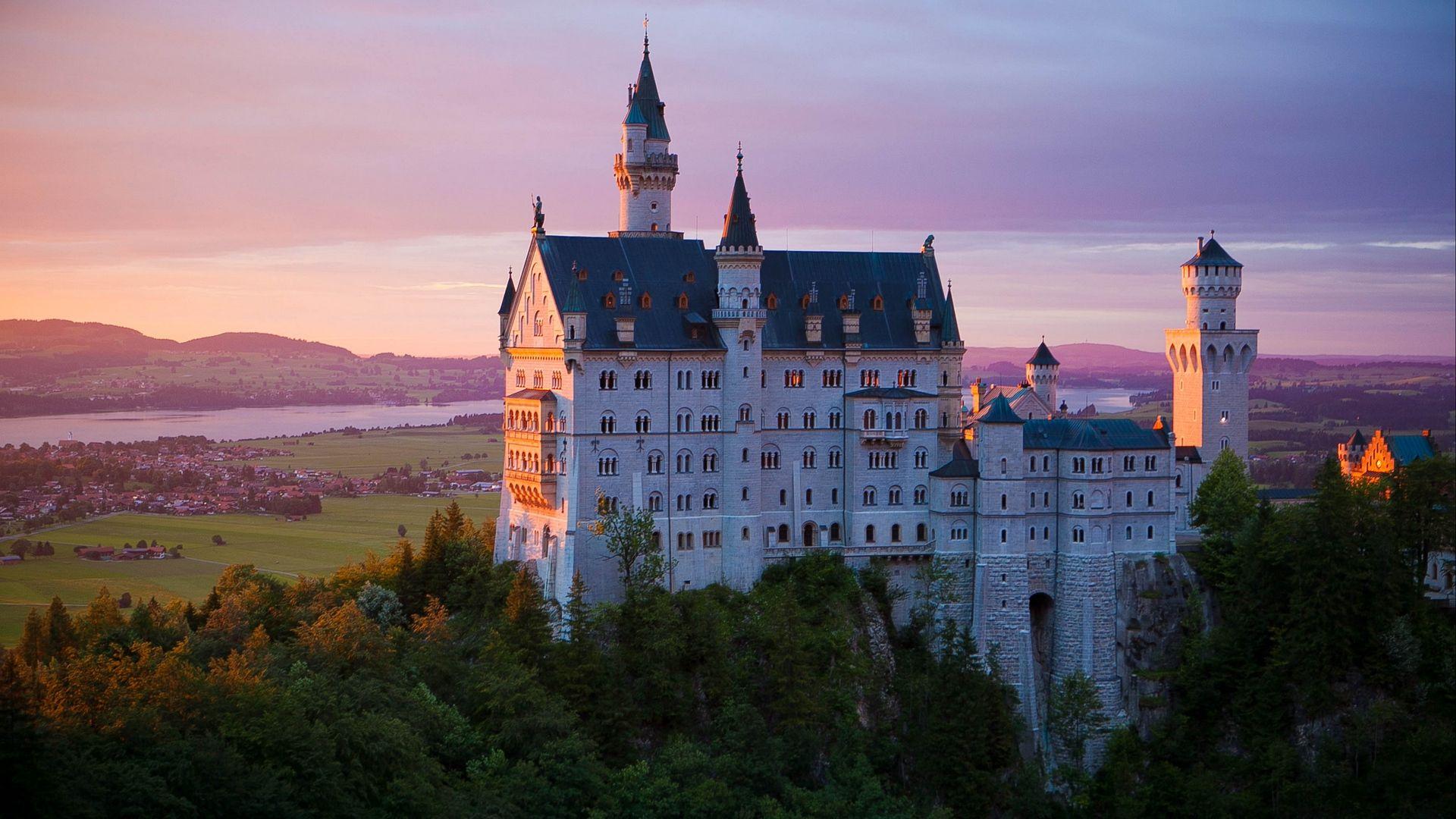 1920x1080 Wallpaper Castle, Neuschwanstein Castle, Architecture