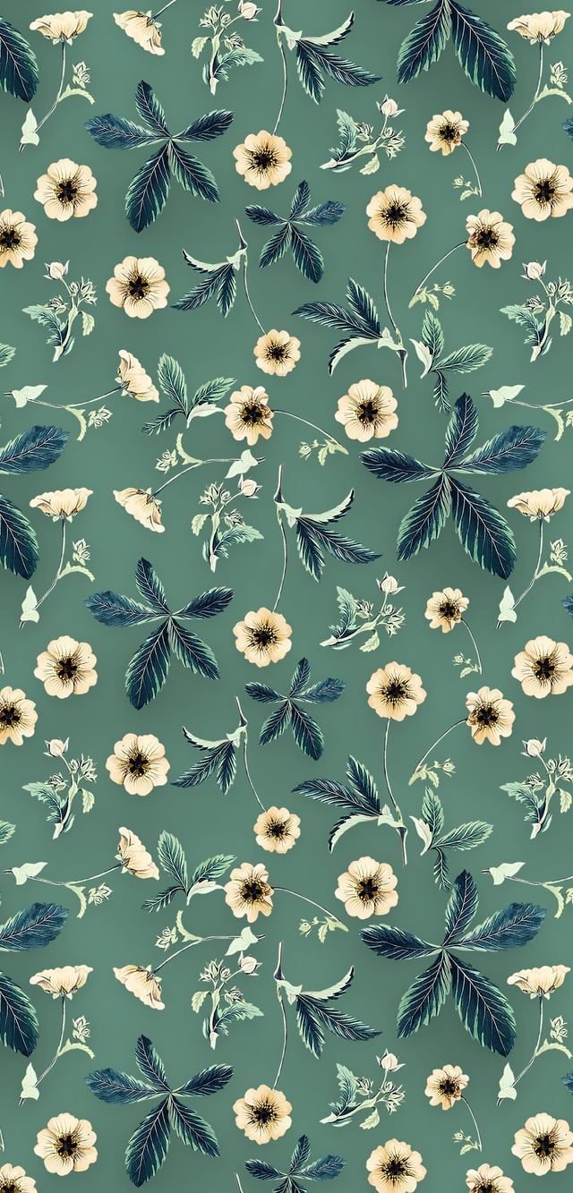 640x1333 Dark Green Wallpaper