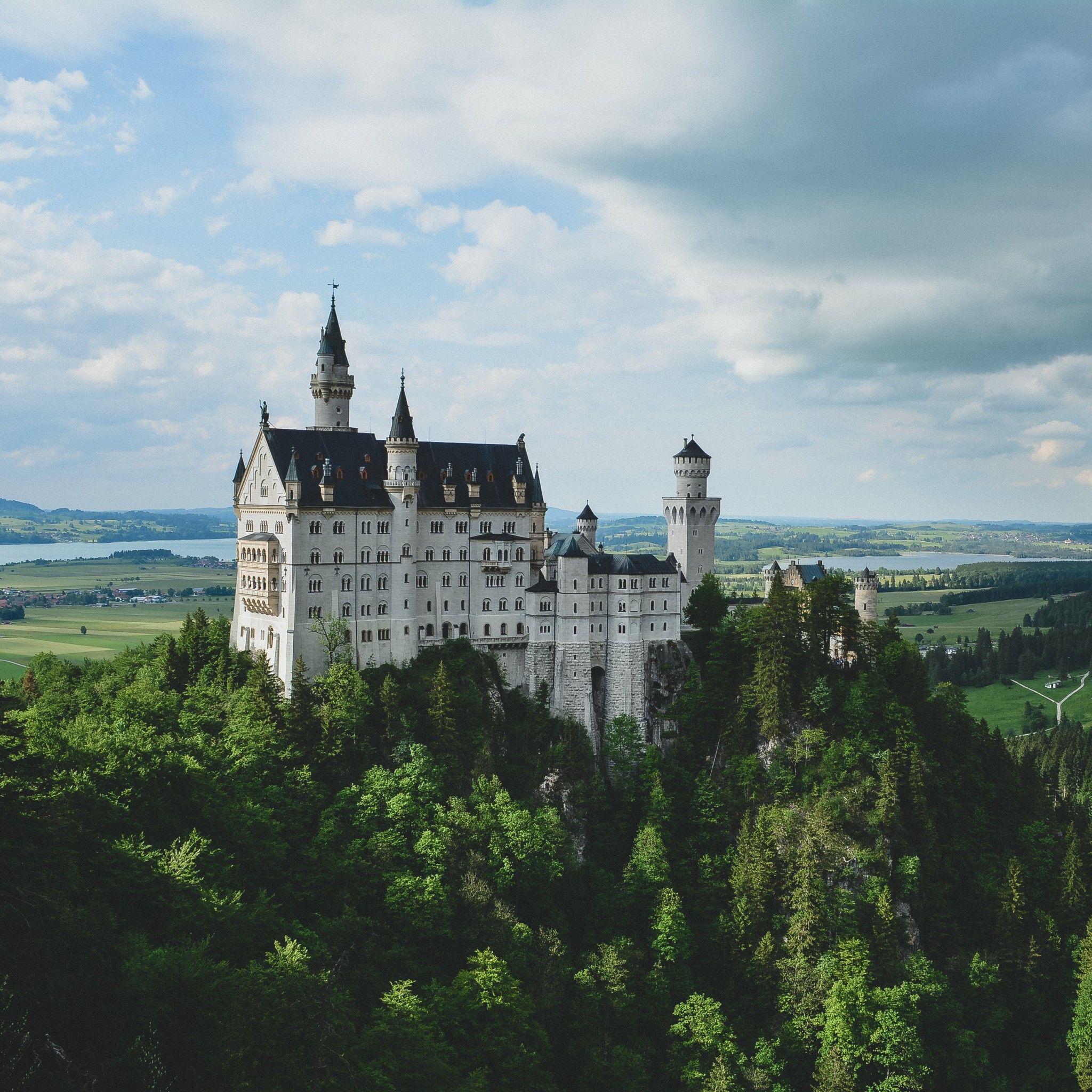 2048x2048 Rachel Davis Neuschwanstein Castle Germany iPad Image
