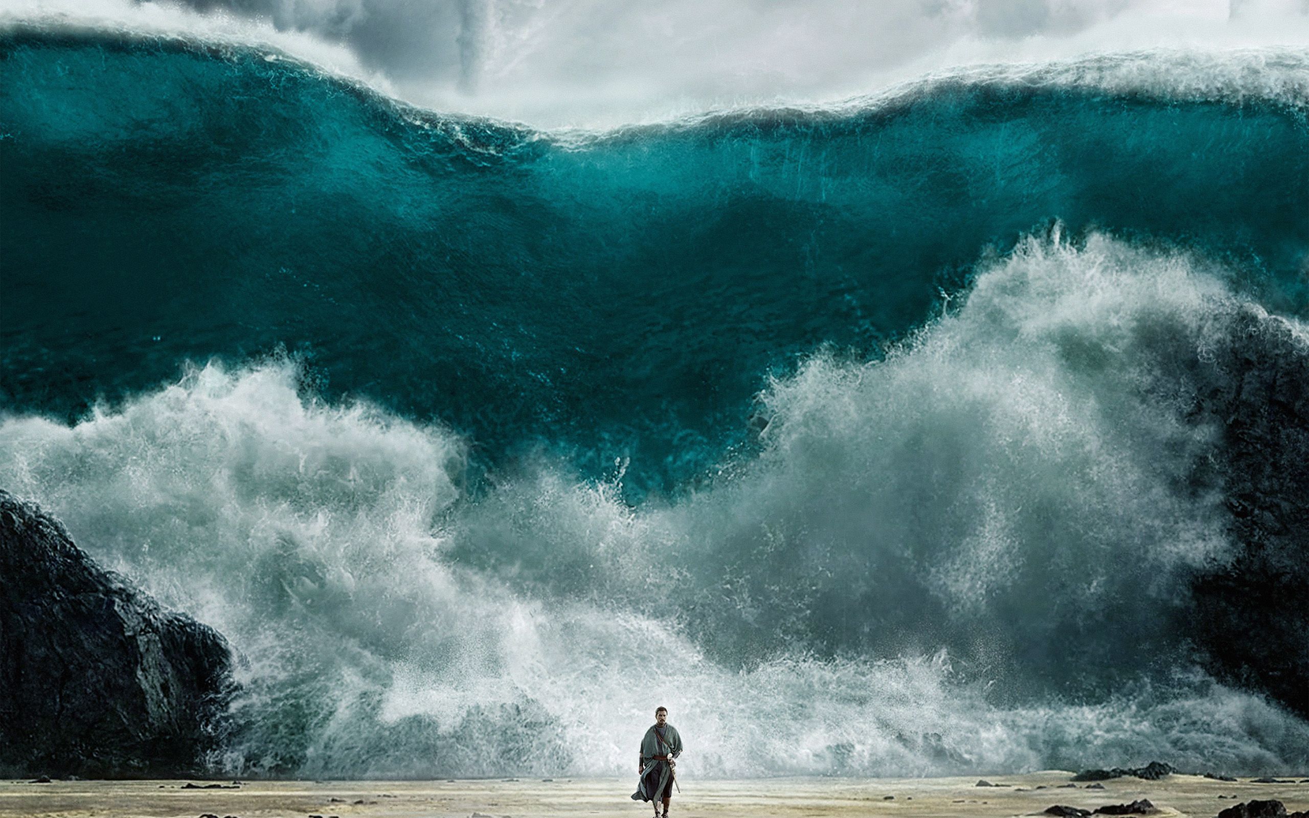 2560x1600 Exodus Wave Sea Art Film Illust
