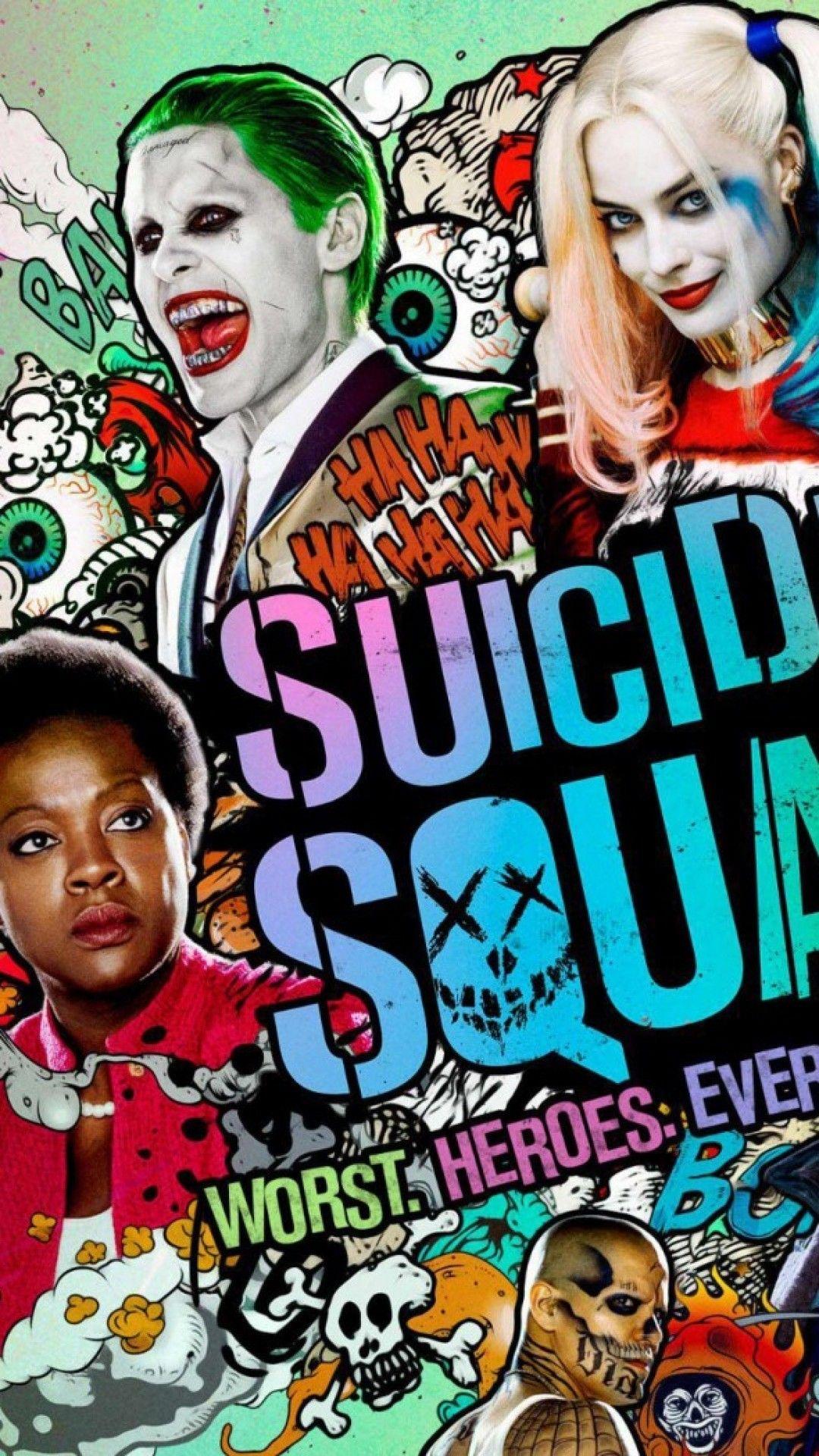1080x1920 Harley Quinn Suicide Squad Wallpaper