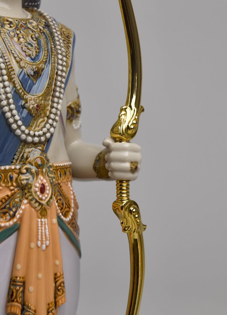 792x1100 Lakshman and Hanuman Sculpture. Limited