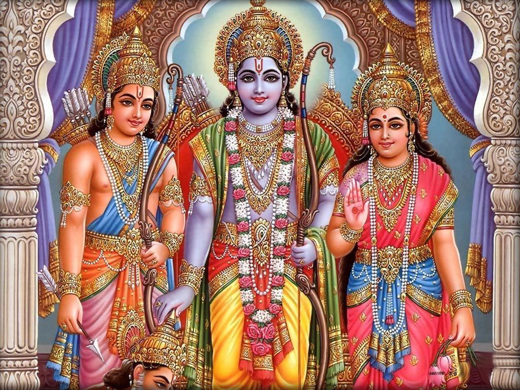 1024x768 Ram Lakshman Sita Wallpaper
