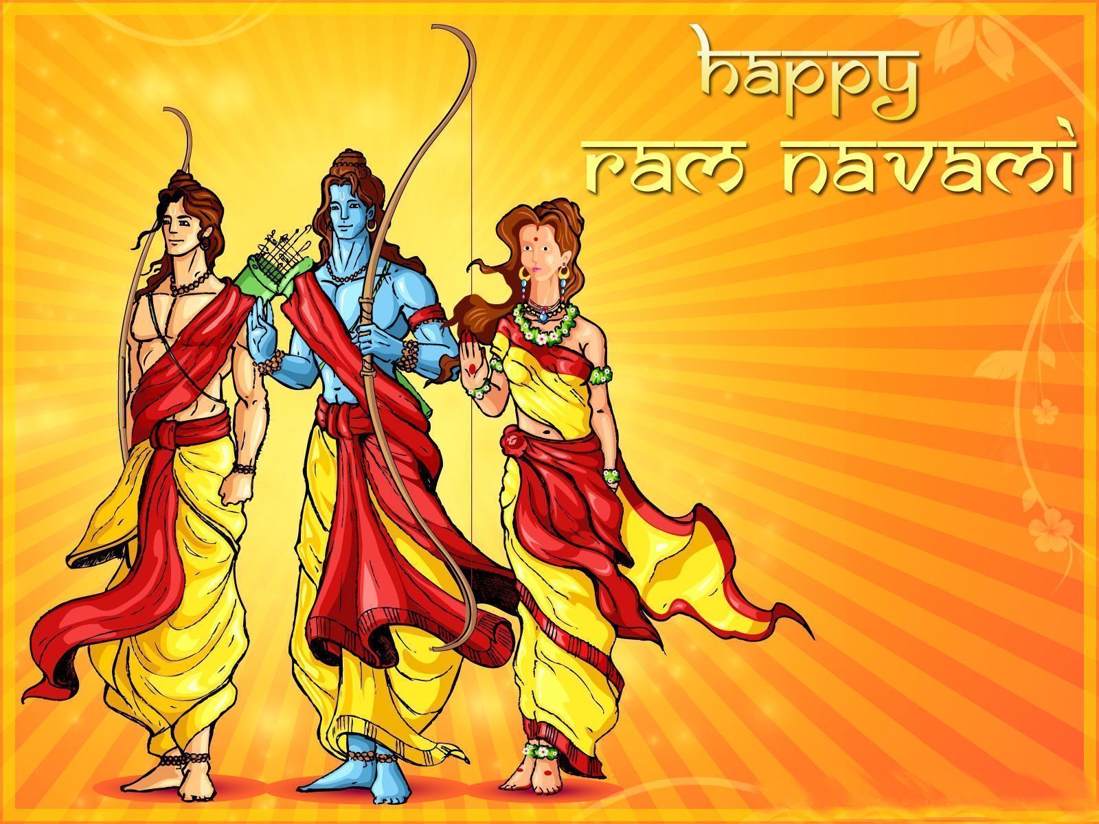 1600x1200 Rama Navami Wallpaper HD 12366