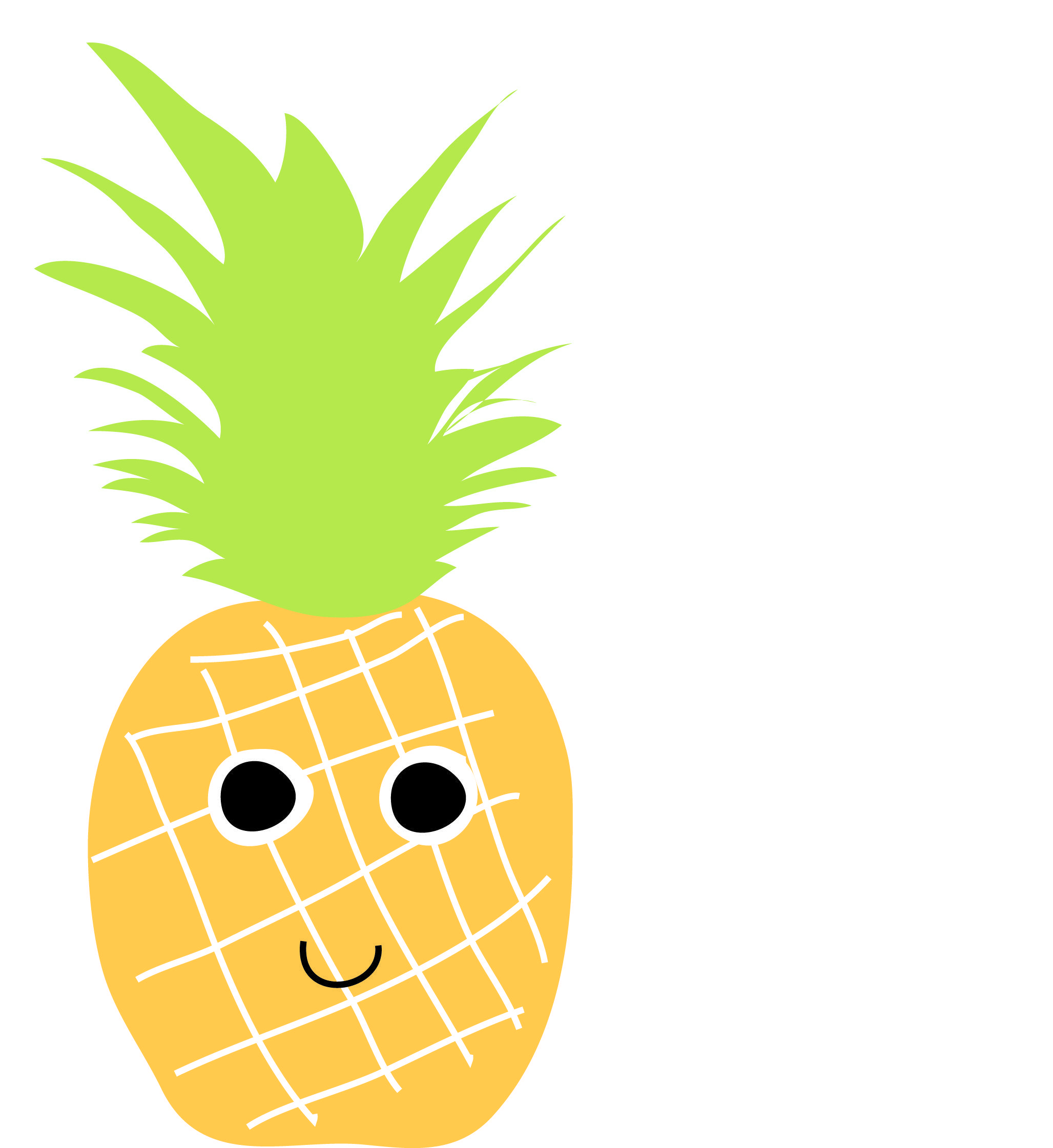 2055x2241 kawaii pineapple wallpaper cute