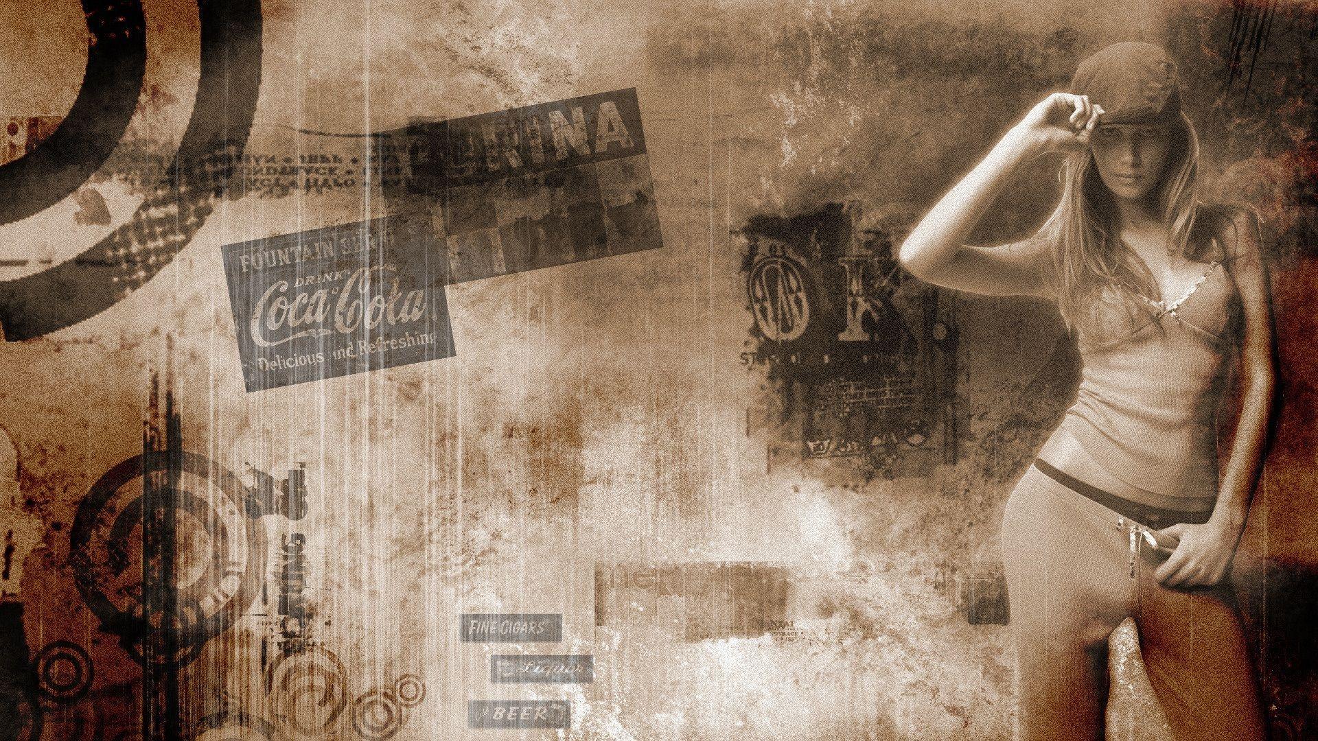 1920x1080 Vintage Girl wallpaper