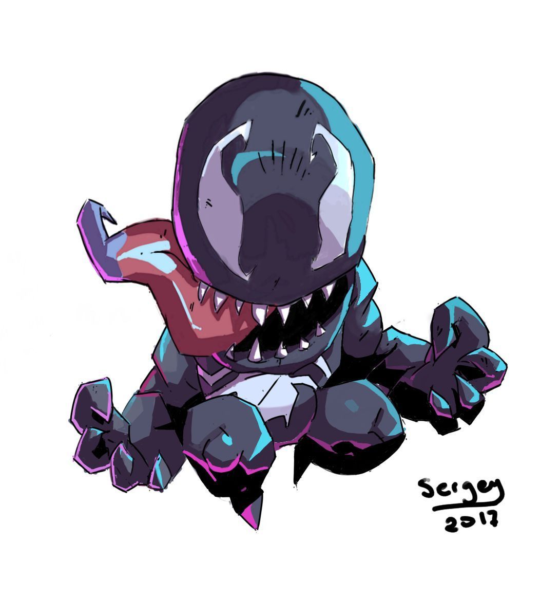 Chibi Venom Wallpapers - Top Free Chibi Venom Backgrounds - WallpaperAccess