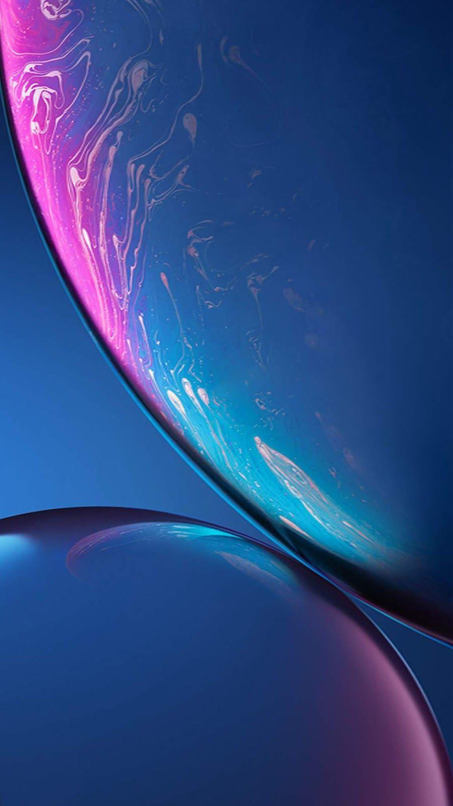 Beautiful and vibrant Iphone xr blue background for your smartphone