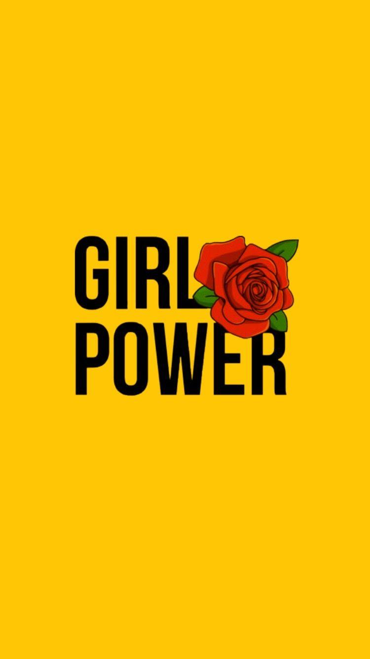 750x1334 girlpower #wallpaper #feminist #rose #gül. fondos de