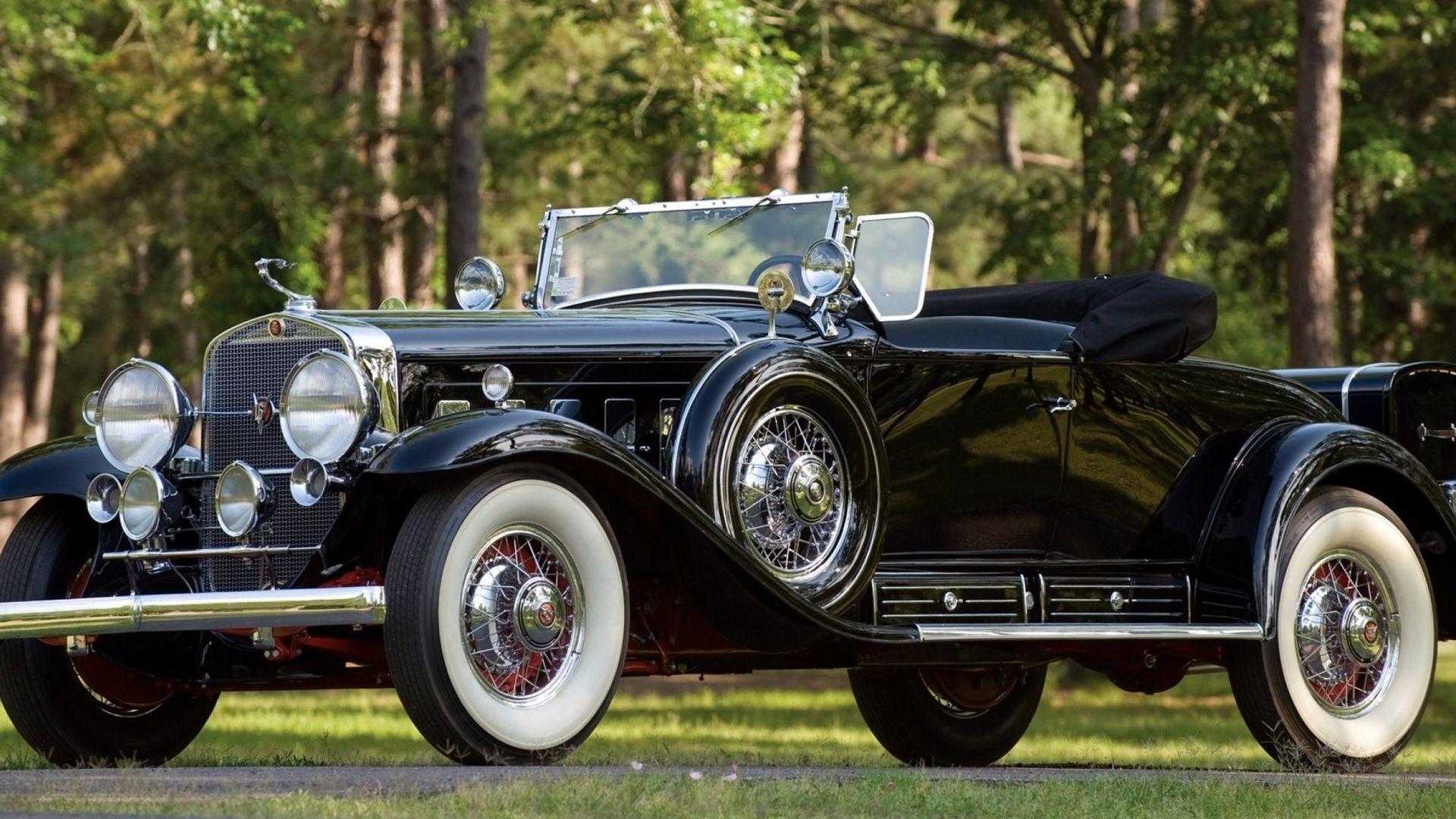 1920x1080 Wallpaper Cadillac, Vintage Car, American Car V16