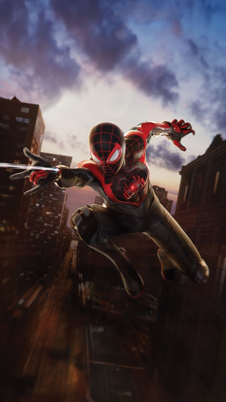 736x1308 Spider Man Miles Morales wallpaper