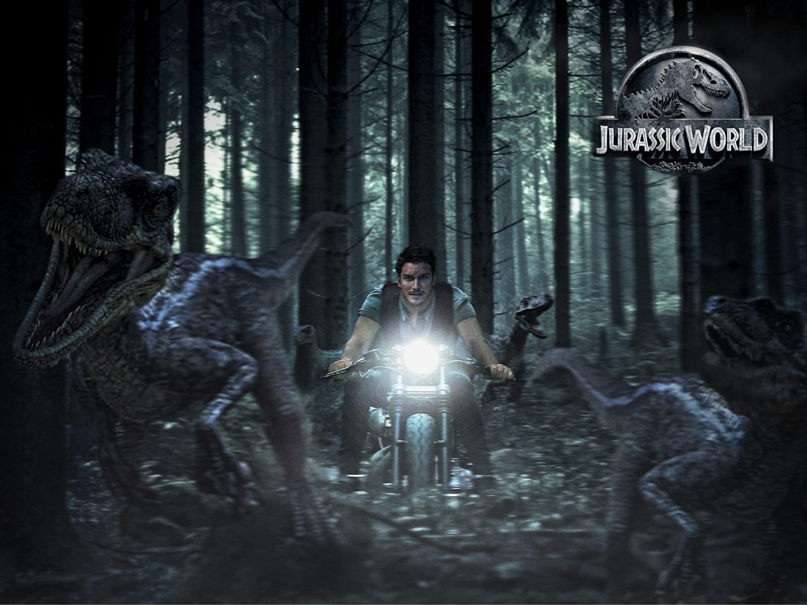 1600x1200 Picture Movies Jurassic World Dinosaurs Chris Pratt 1600x1200