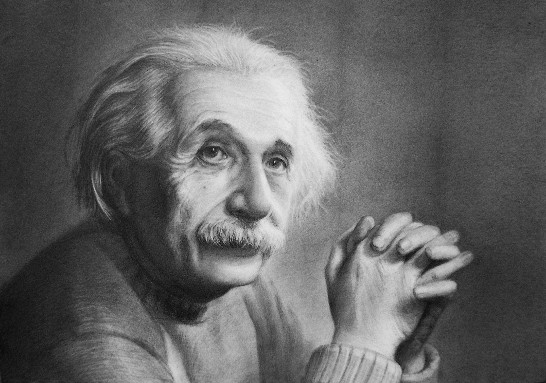 2153x1512 Albert Einstein HD Wallpaper / Desktop and Mobile Image