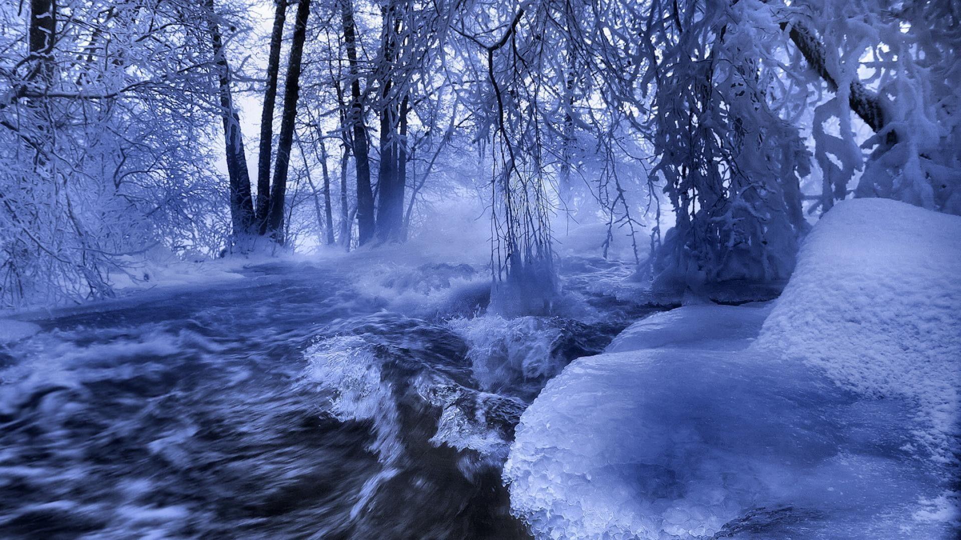 1920x1080 Ice River Wallpaper