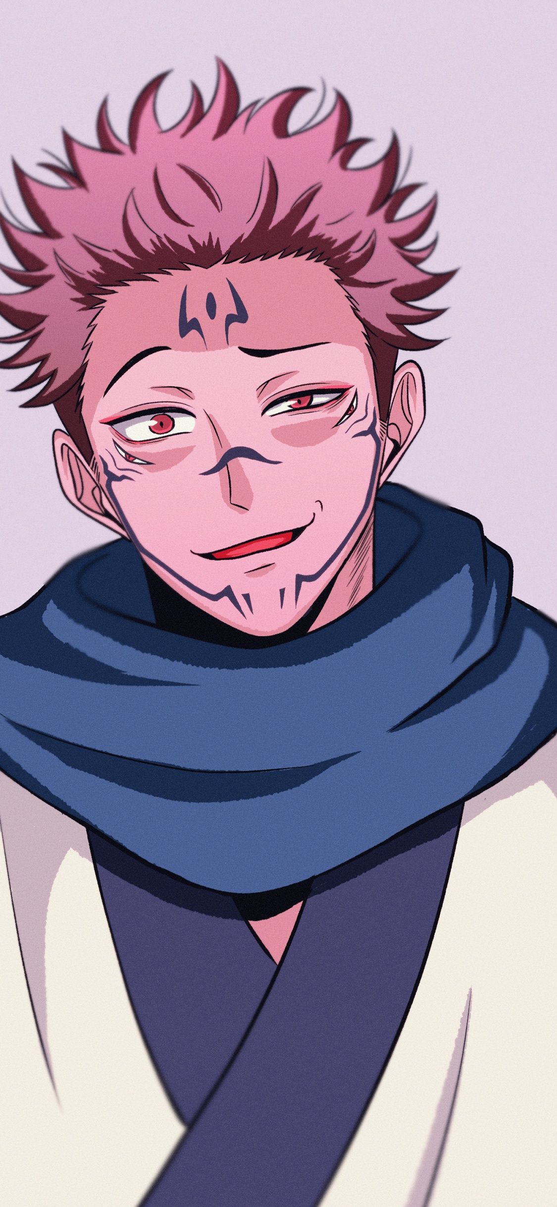 1125x2436 Sukuna in Jujutsu Kaisen 5K Wallpaper