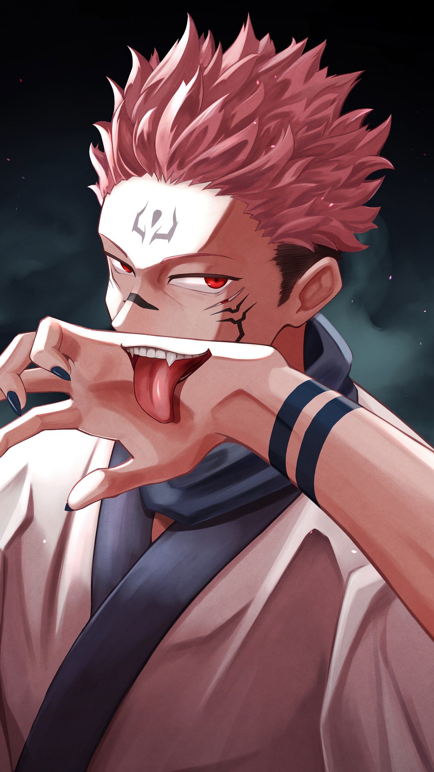 1440x2560 Sukuna the king of Curses