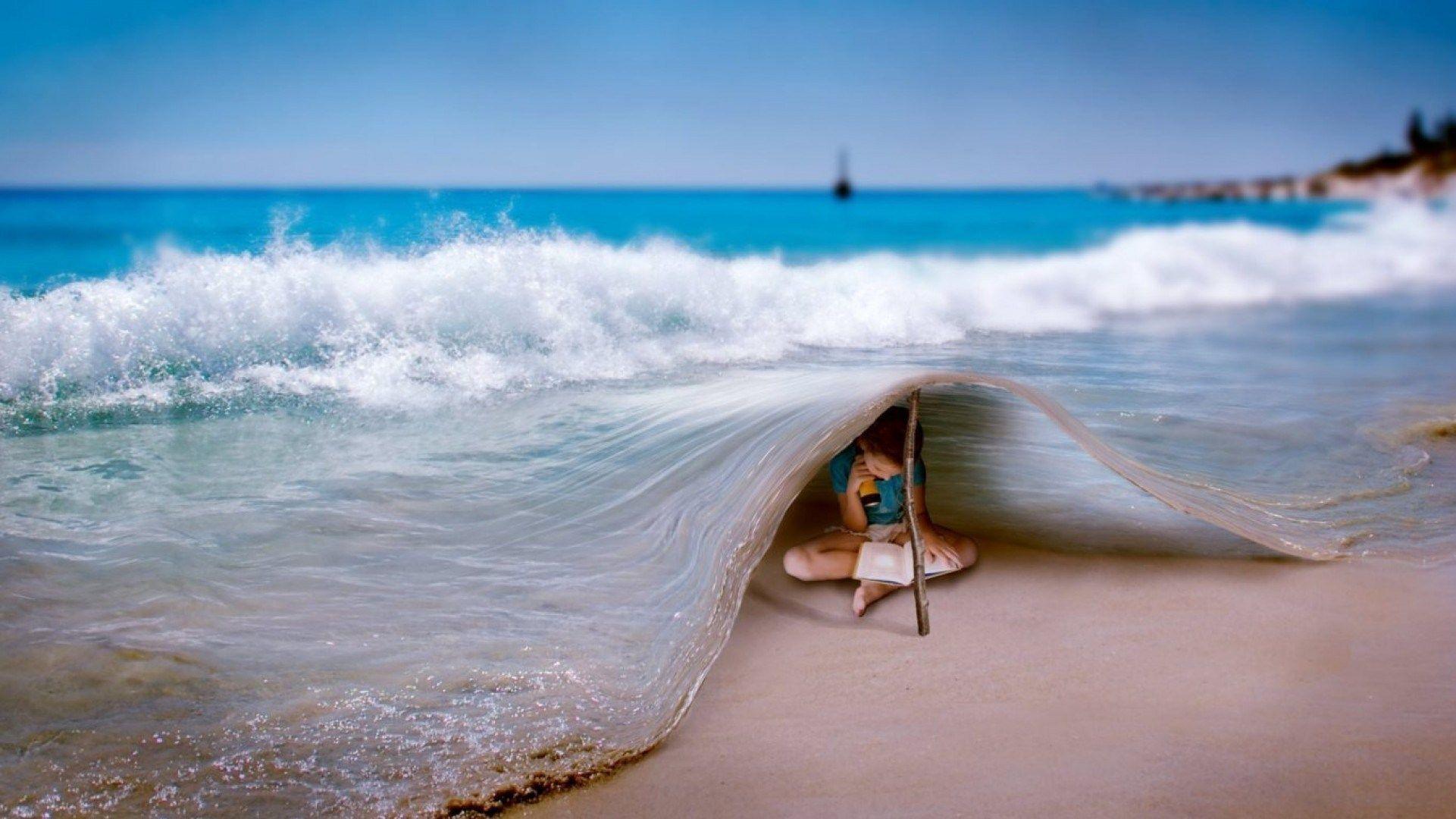 1921x1080 Hd Dual Monitor Beach HD Resolution With High Resolution