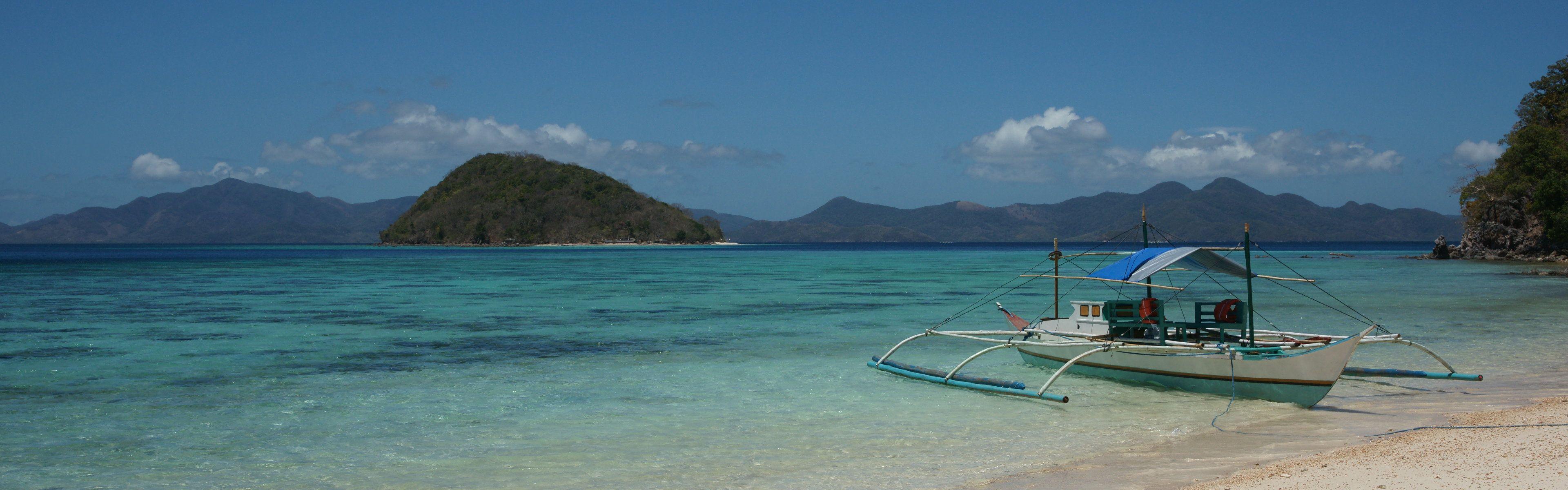 3840x1200 Dual Screen Beach Wallpaper