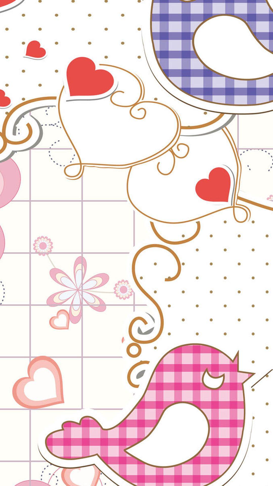 1080x1920 Sweet Love Illustration Android wallpaper HD