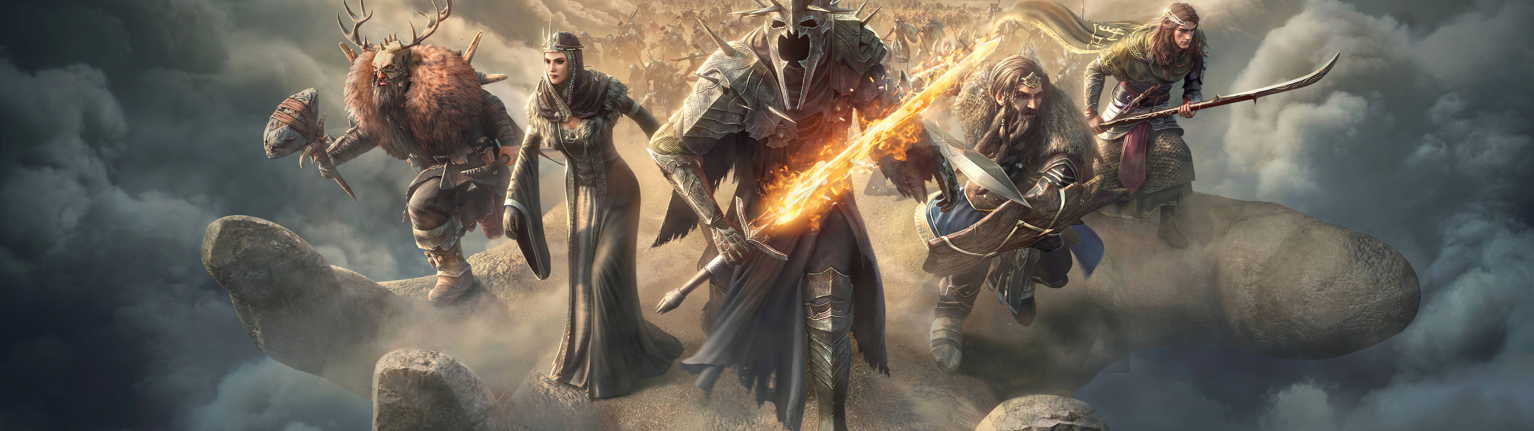 5120x1440 Download 5120x1440 Game LOTR Rise To War Wallpaper