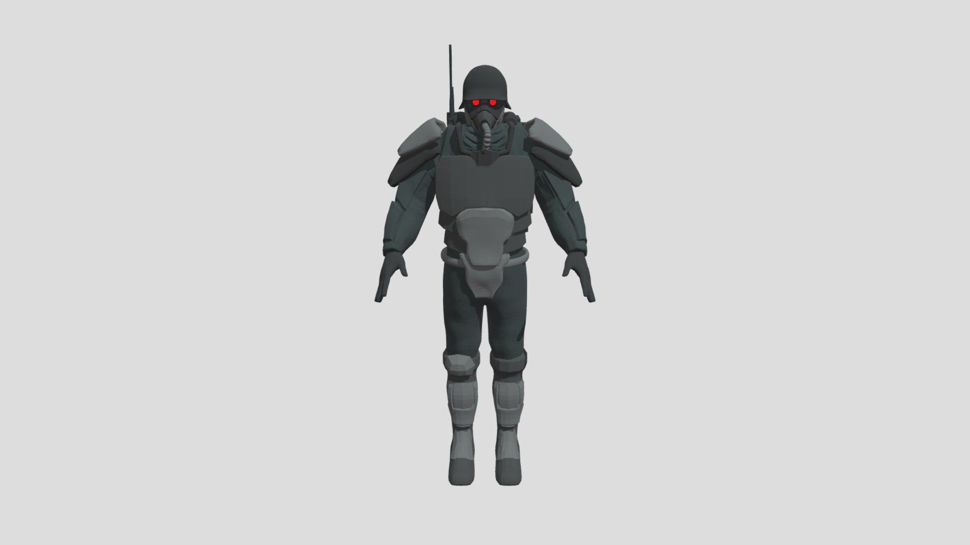1920x1080 Jinroh Soldier 3D Model