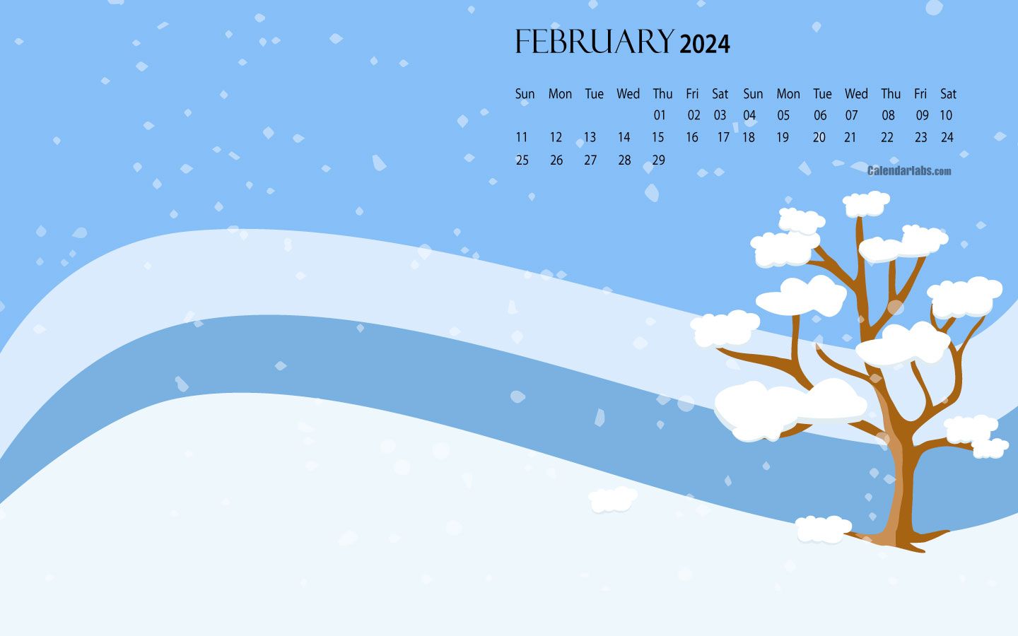 1440x900 February 2024 Desktop Wallpaper