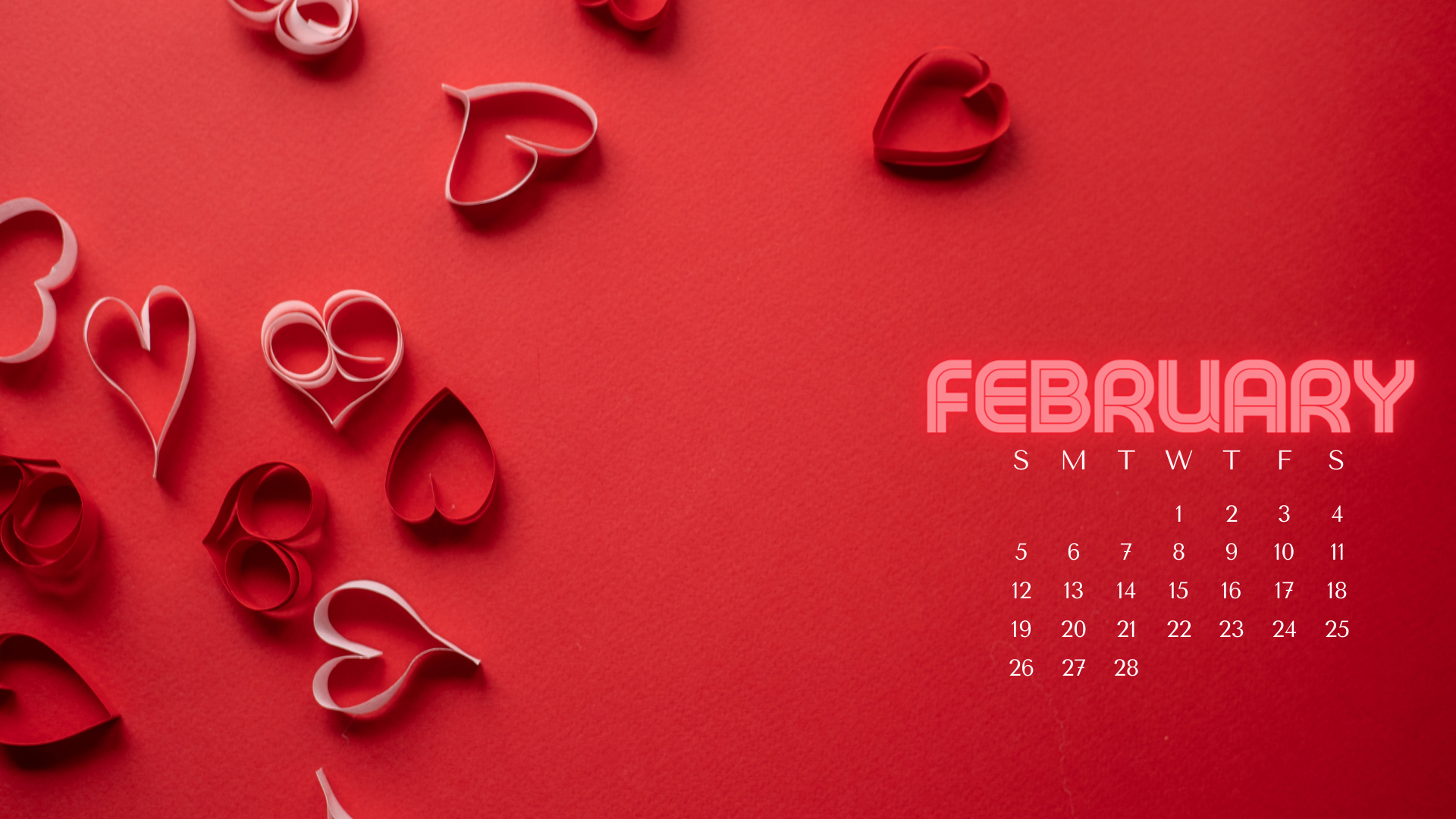 1920x1080 FREE FEBRUARY 2023 DESKTOP CALENDAR