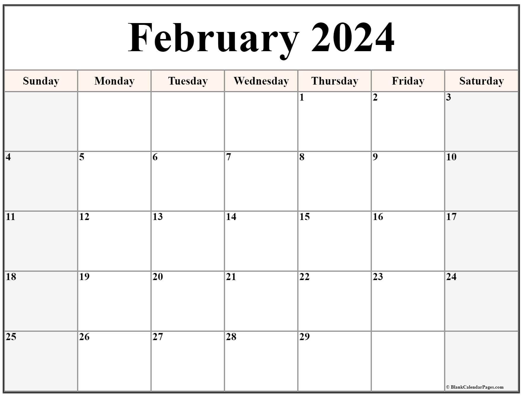 1767x1339 February 2024 calendar. free printable
