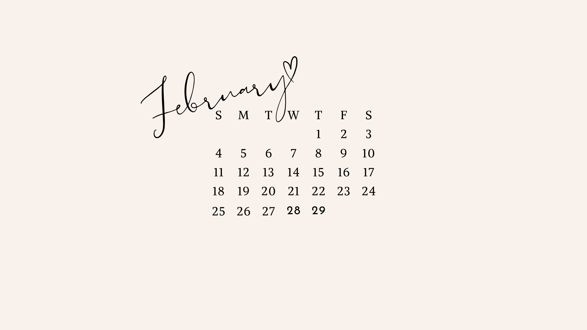 1920x1080 FREE FEBRUARY 2024 DESKTOP CALENDAR