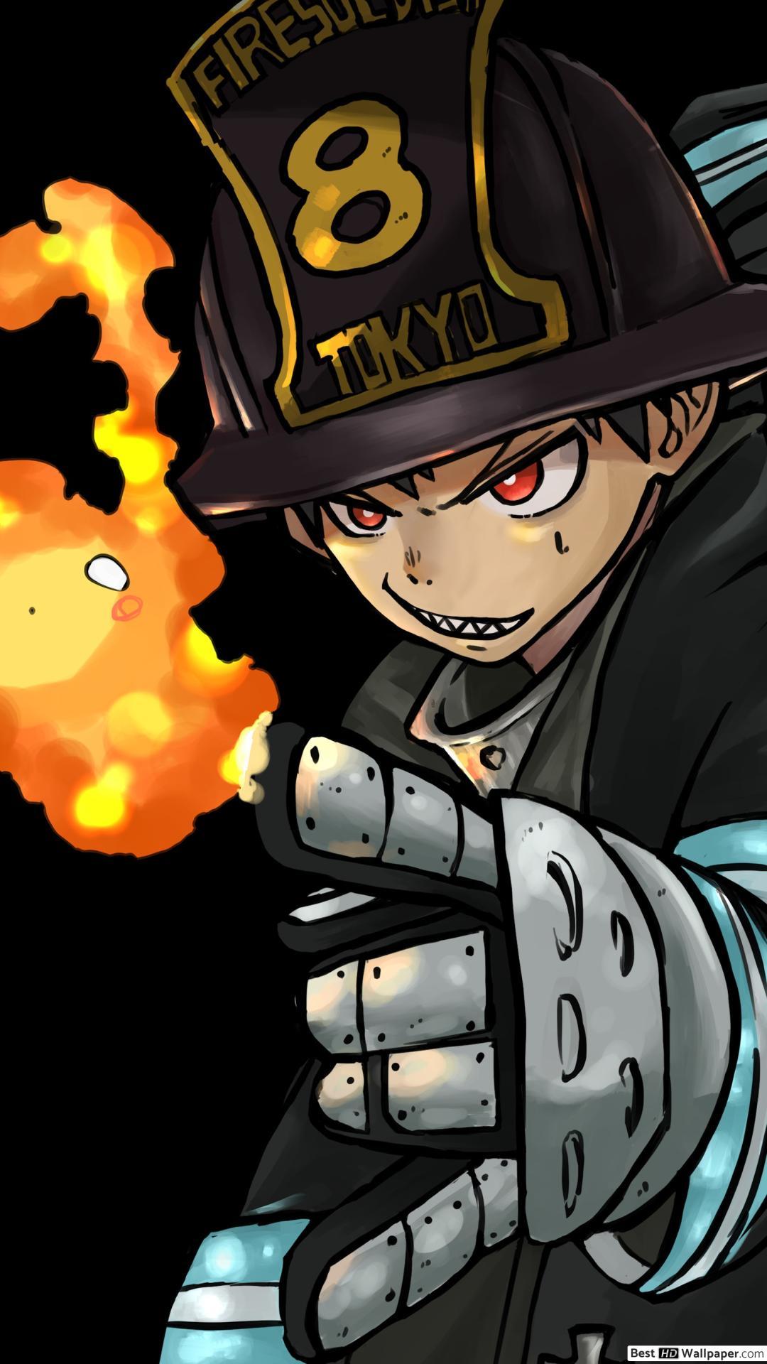 1080x1920 Fire Force Wallpaper