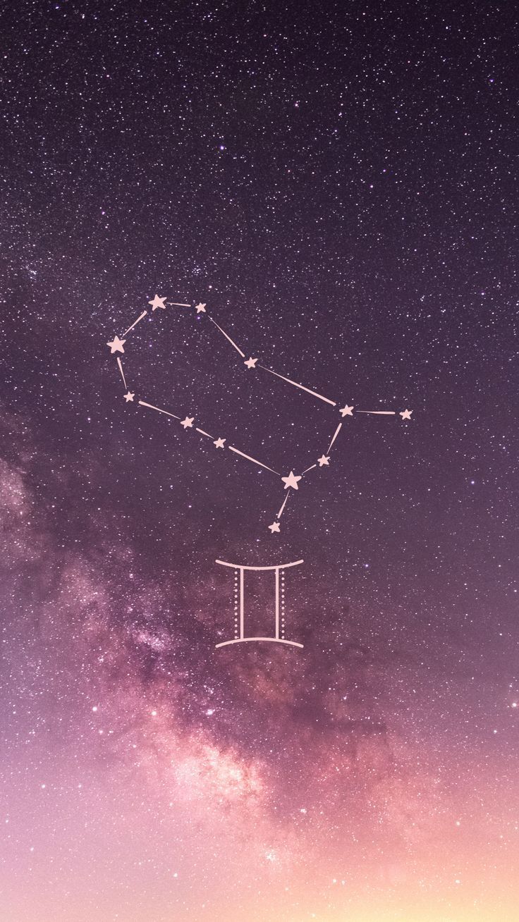 736x1308 Gemini Constellation Wallpaper
