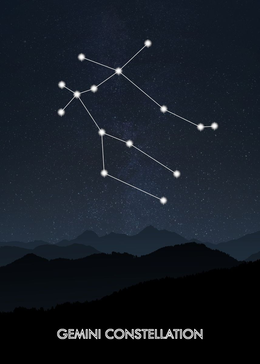 857x1200 Gemini Constellation' Poster, picture