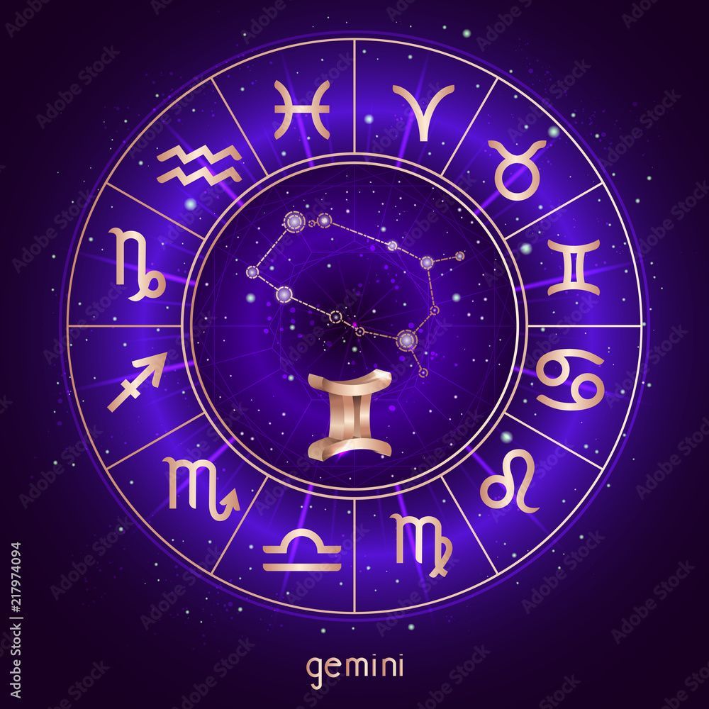 1000x1000 Zodiac sign and constellation GEMINI