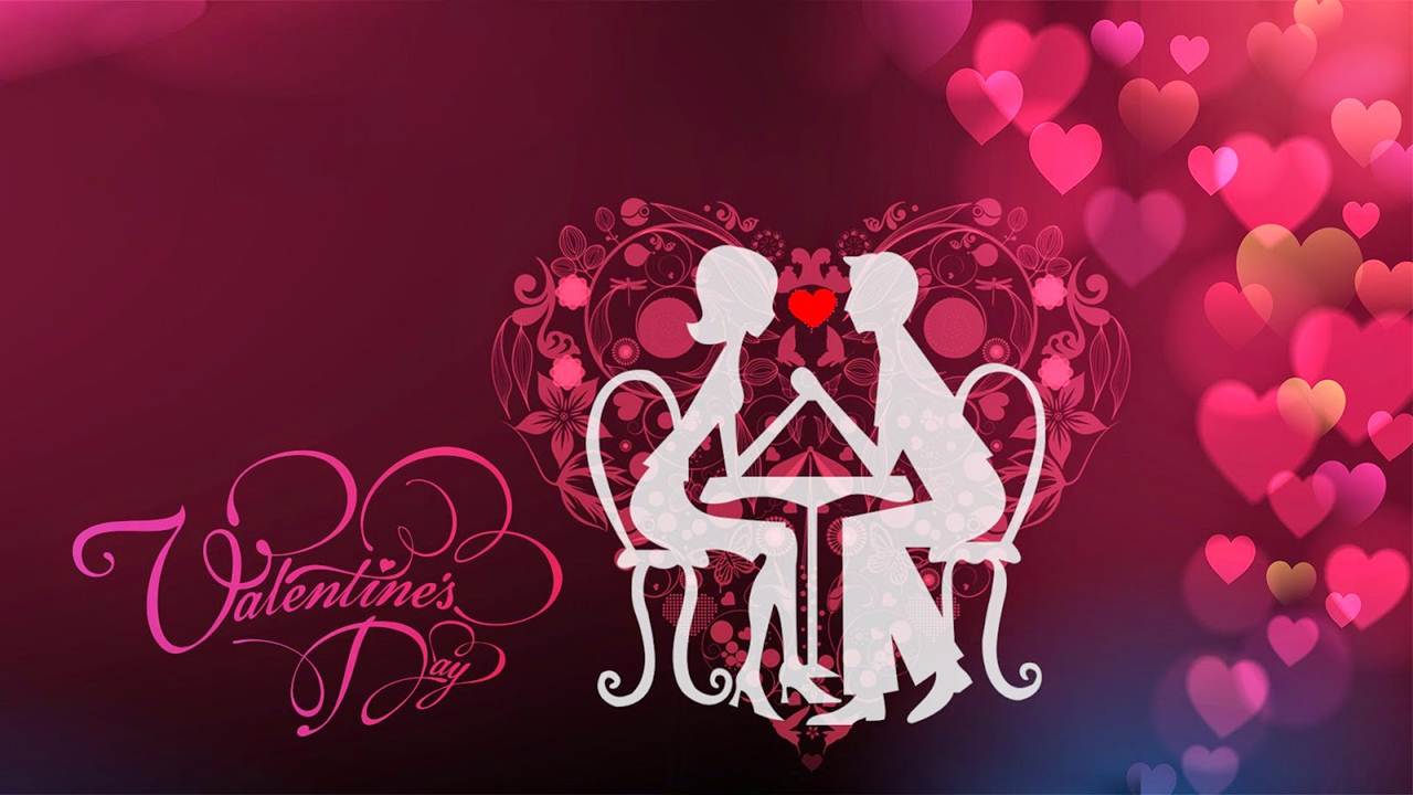 1280x720 Happy Valentines Day 2018 HD Wallpaper Image Free Download