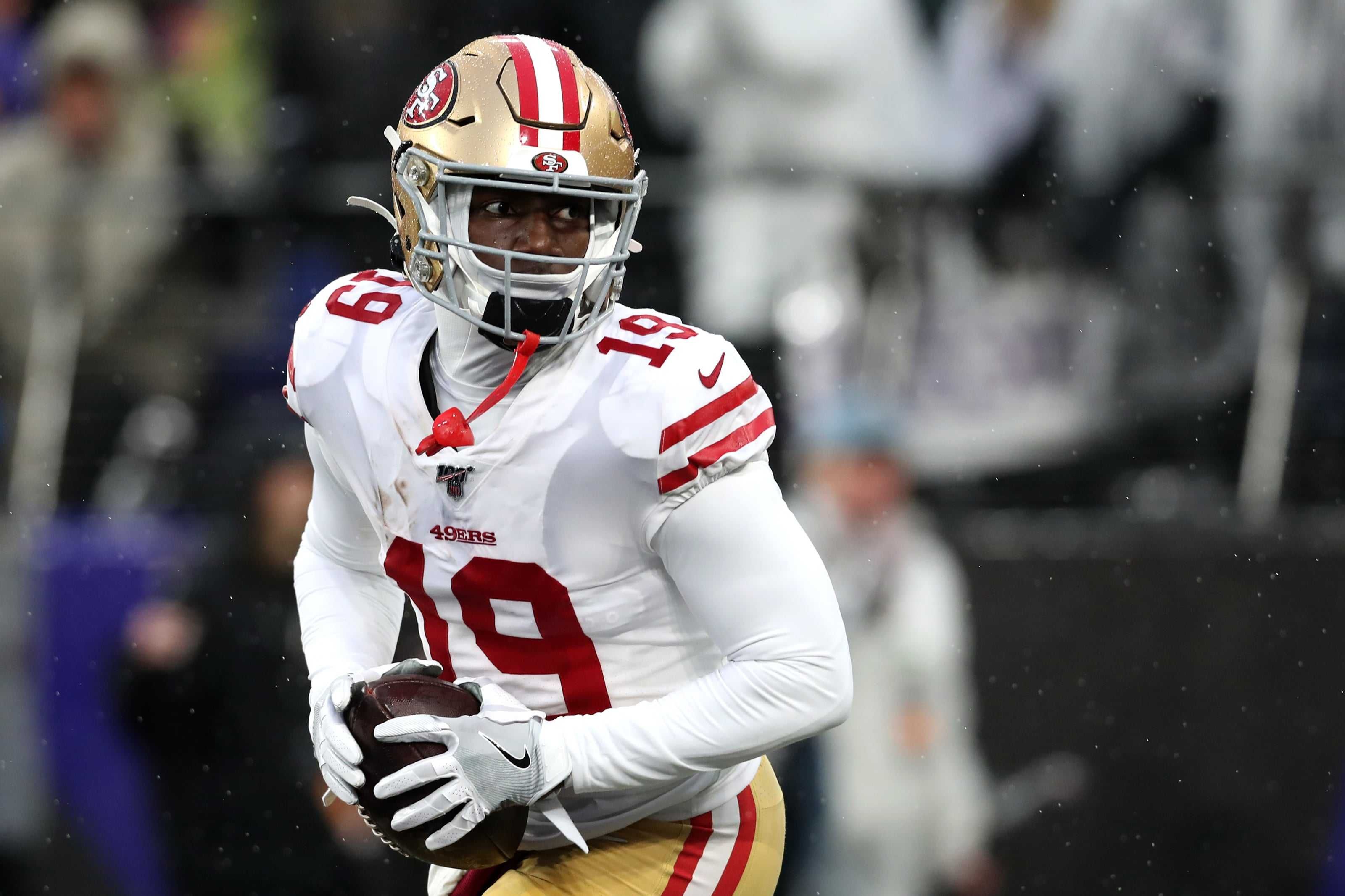 3200x2133 brandon aiyuk, francisco 49ers, helmet