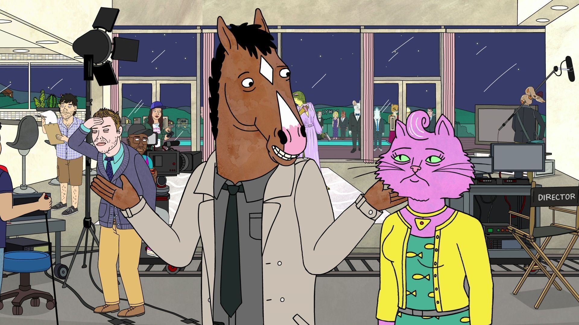 1920x1080 TV Show BoJack Horseman HD Wallpaper