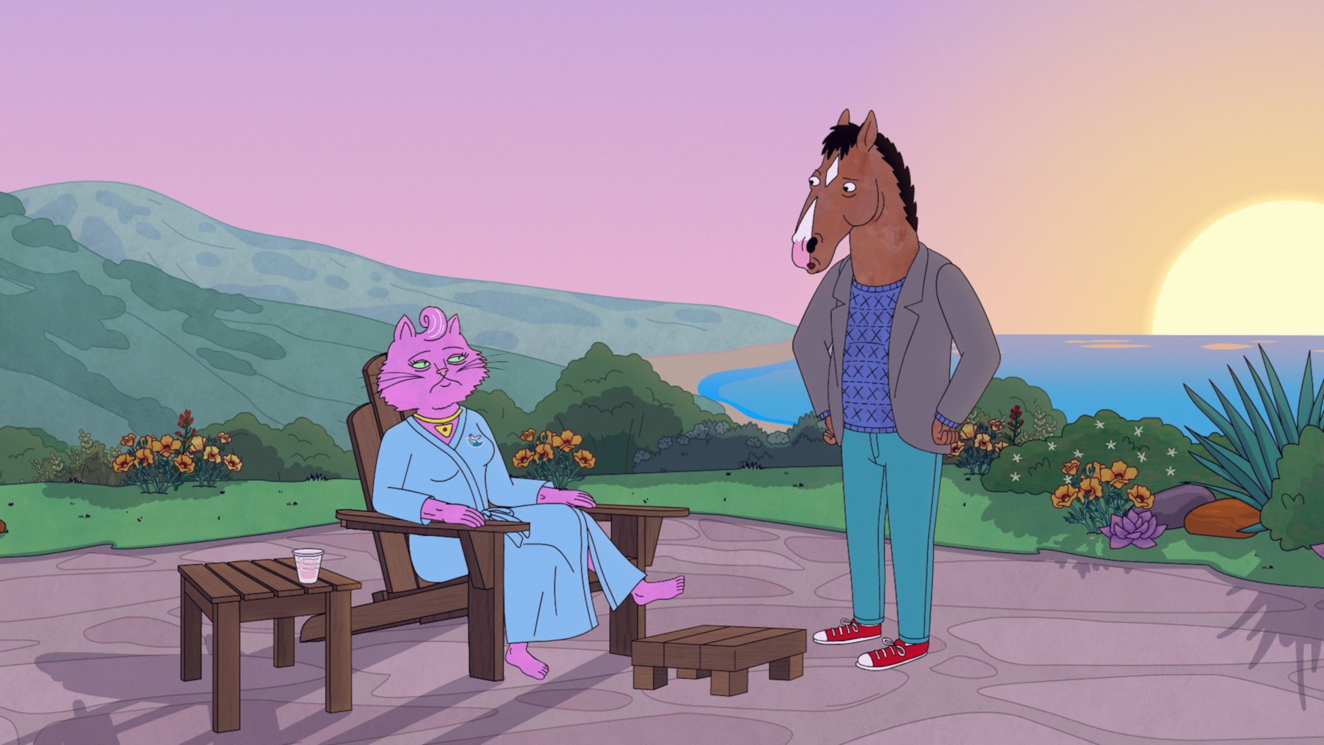 1920x1080 TV Show BoJack Horseman HD Wallpaper