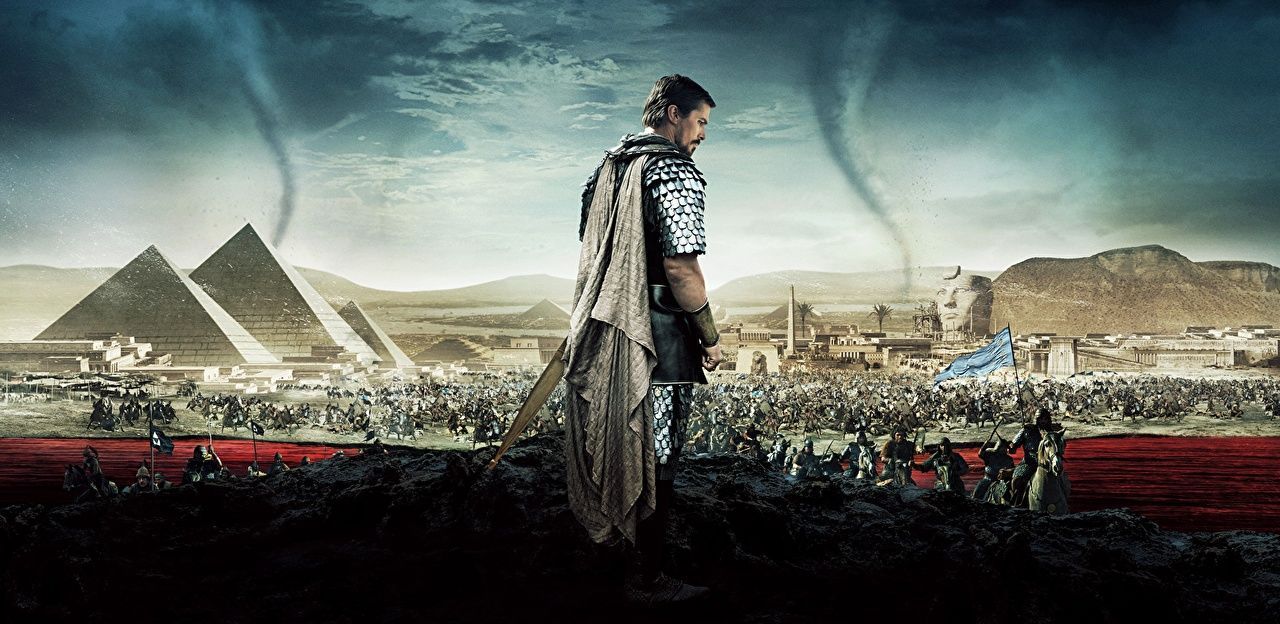 1280x624 Wallpaper Christian Bale Egypt Man