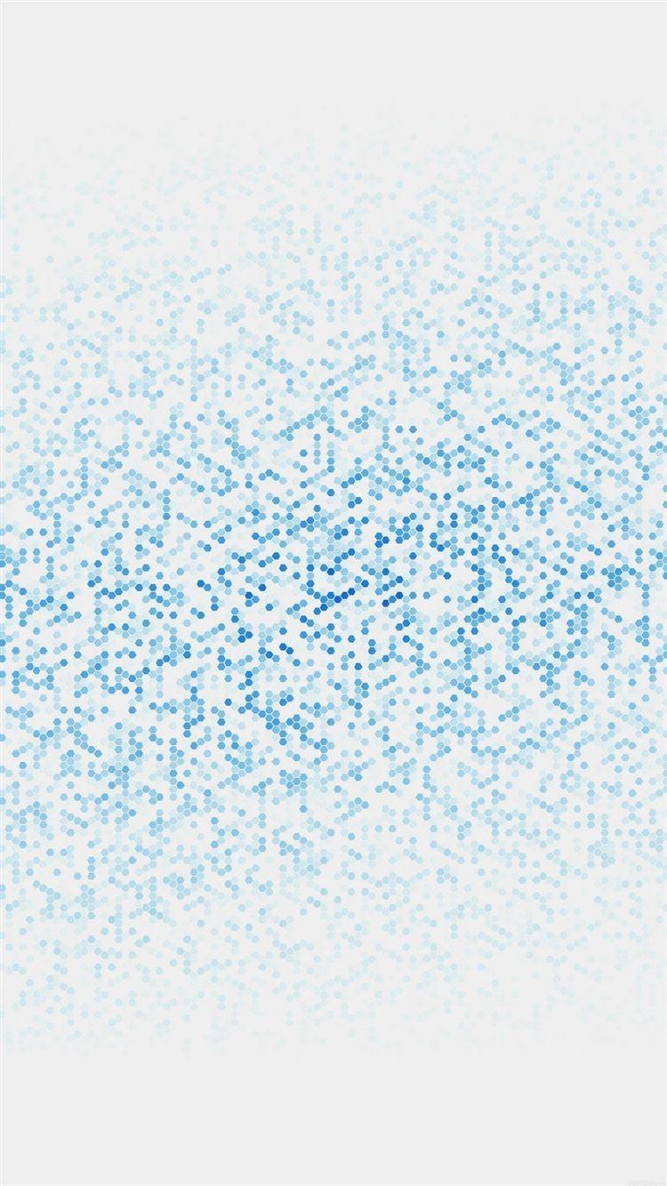 750x1334 Dots Pattern White And Blue Abstract iPhone Wallpaper. White