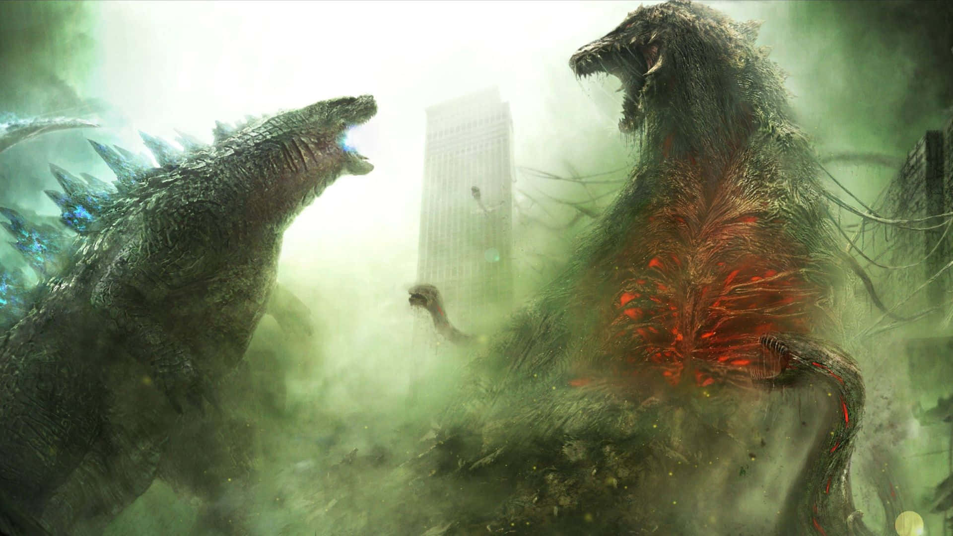 1920x1080 Godzilla Vs Biollante Wallpaper