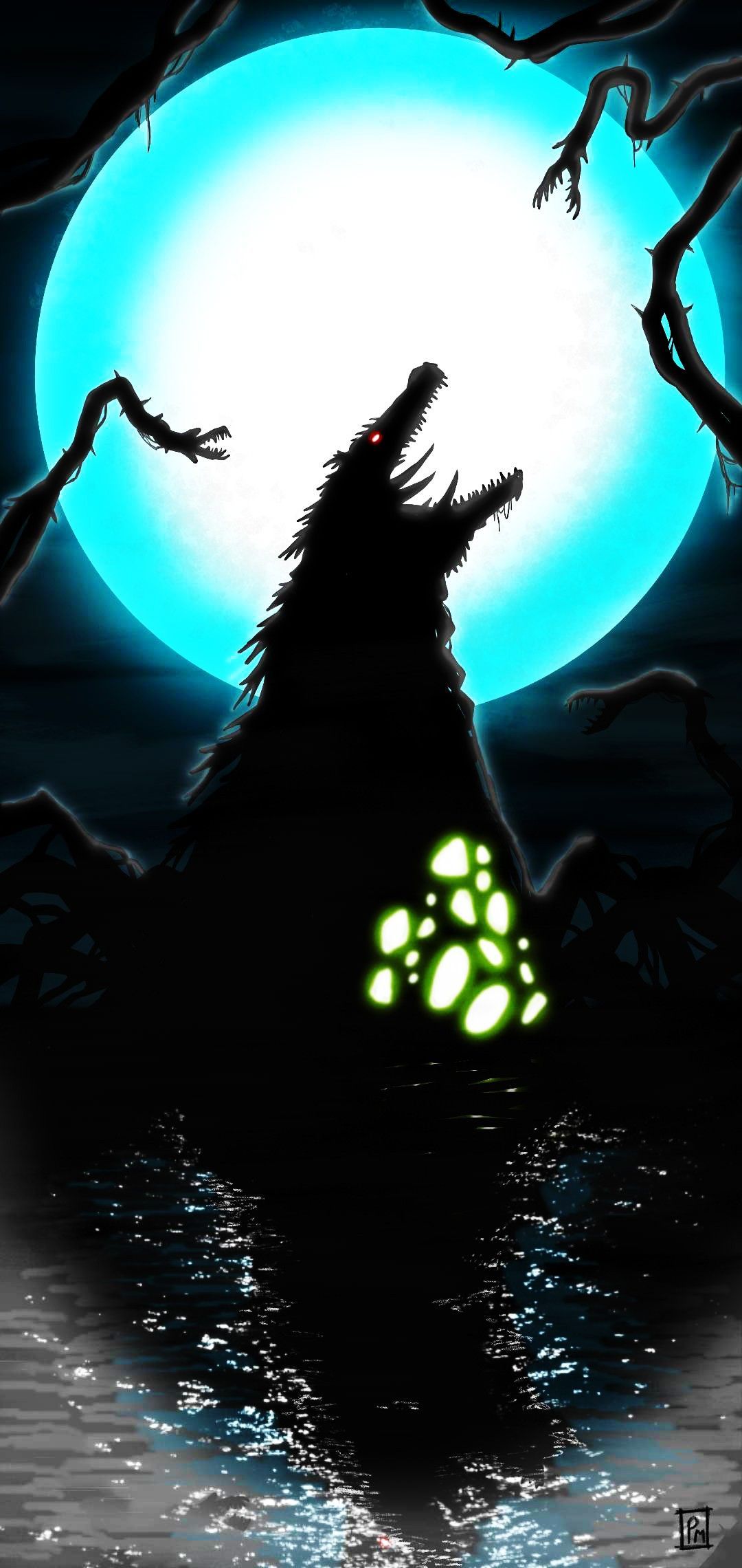 1080x2280 This is a Biollante phone wallpaper