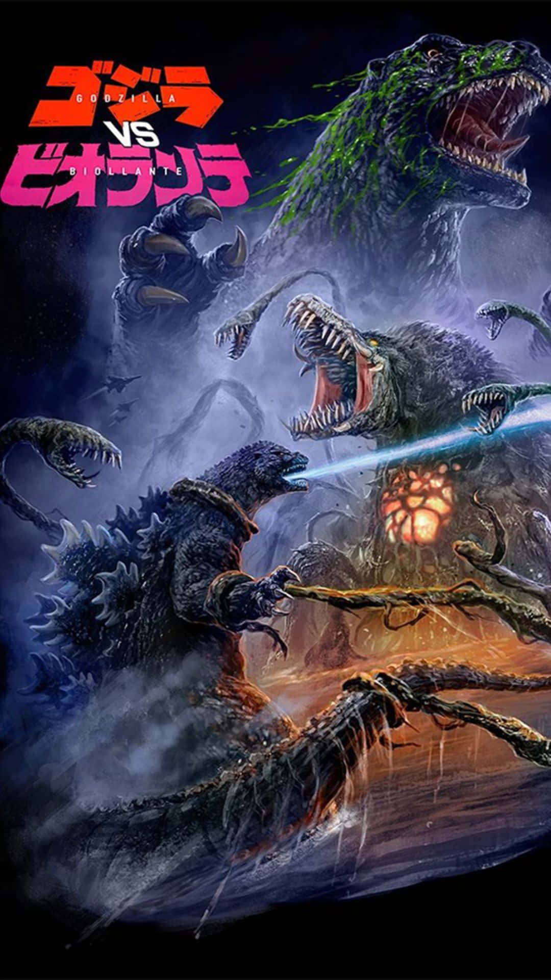1080x1920 Godzilla Vs Biollante Wallpaper