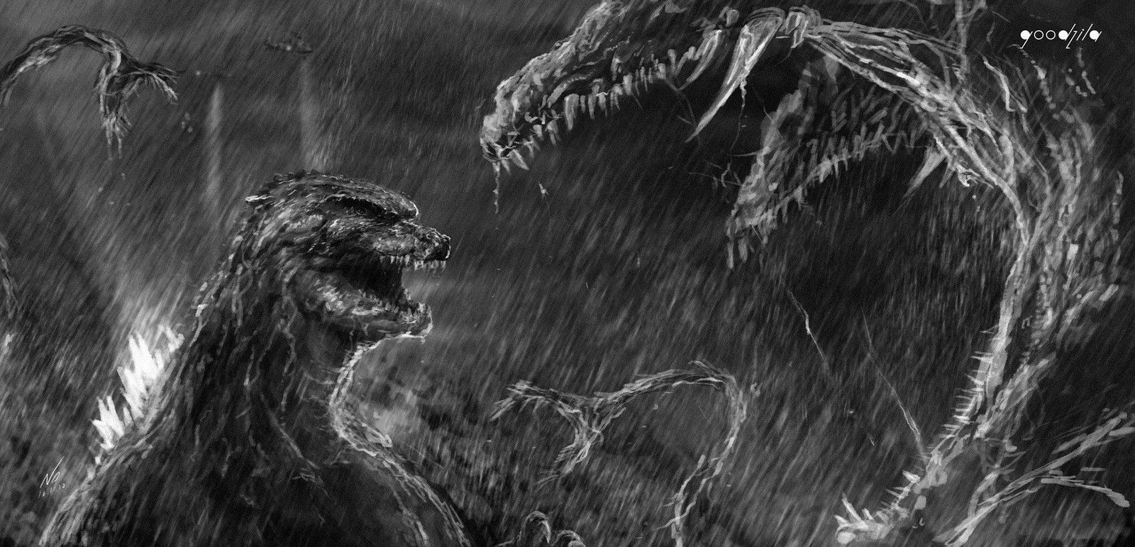 1600x772 New Godzilla vs. Biollante. Noger Chen