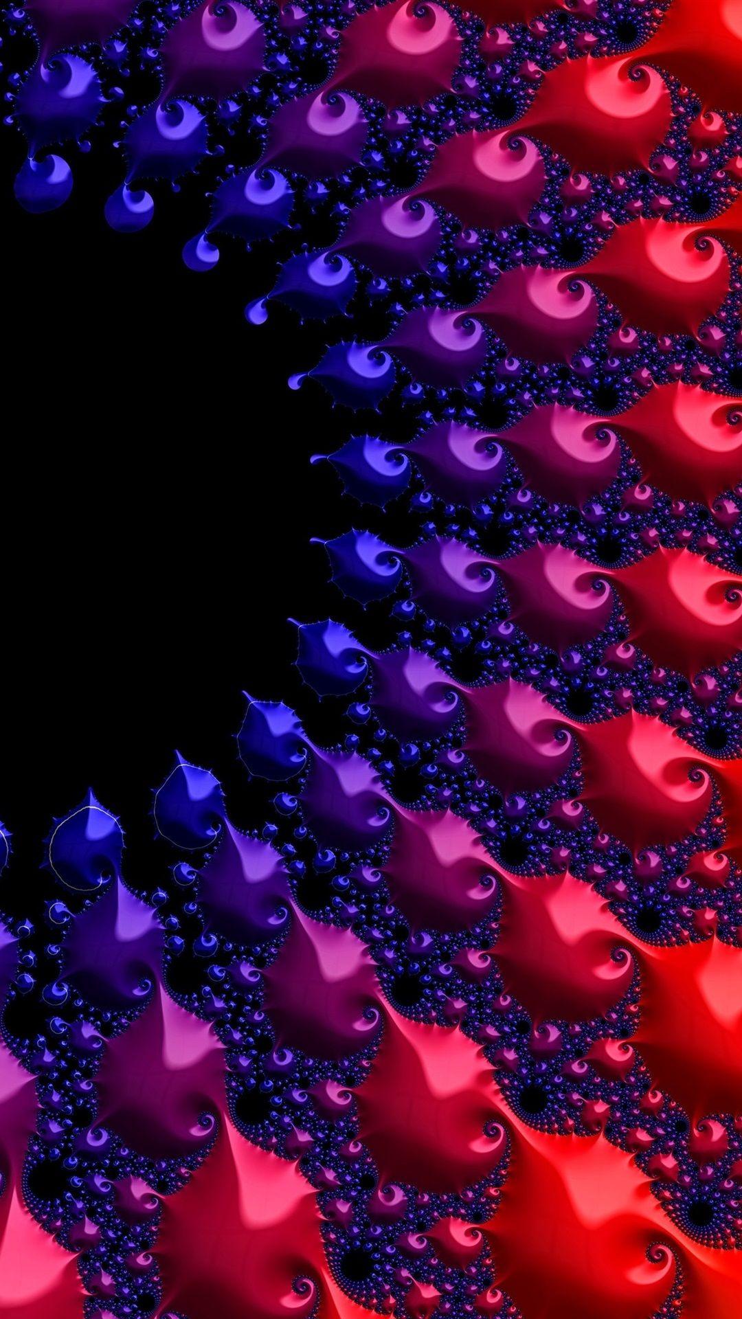 1080x1920 Wallpaper Abstract shapes, rainbow colors 3840x2160 UHD 4K Picture, Image