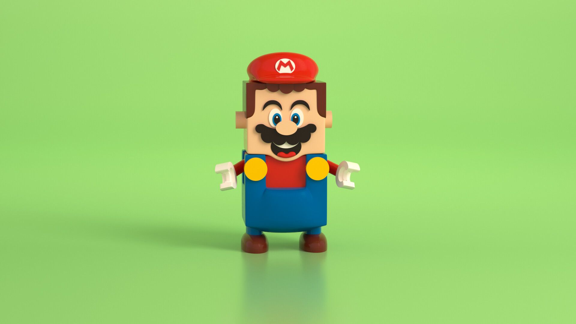 1920x1080 LEGO Mario
