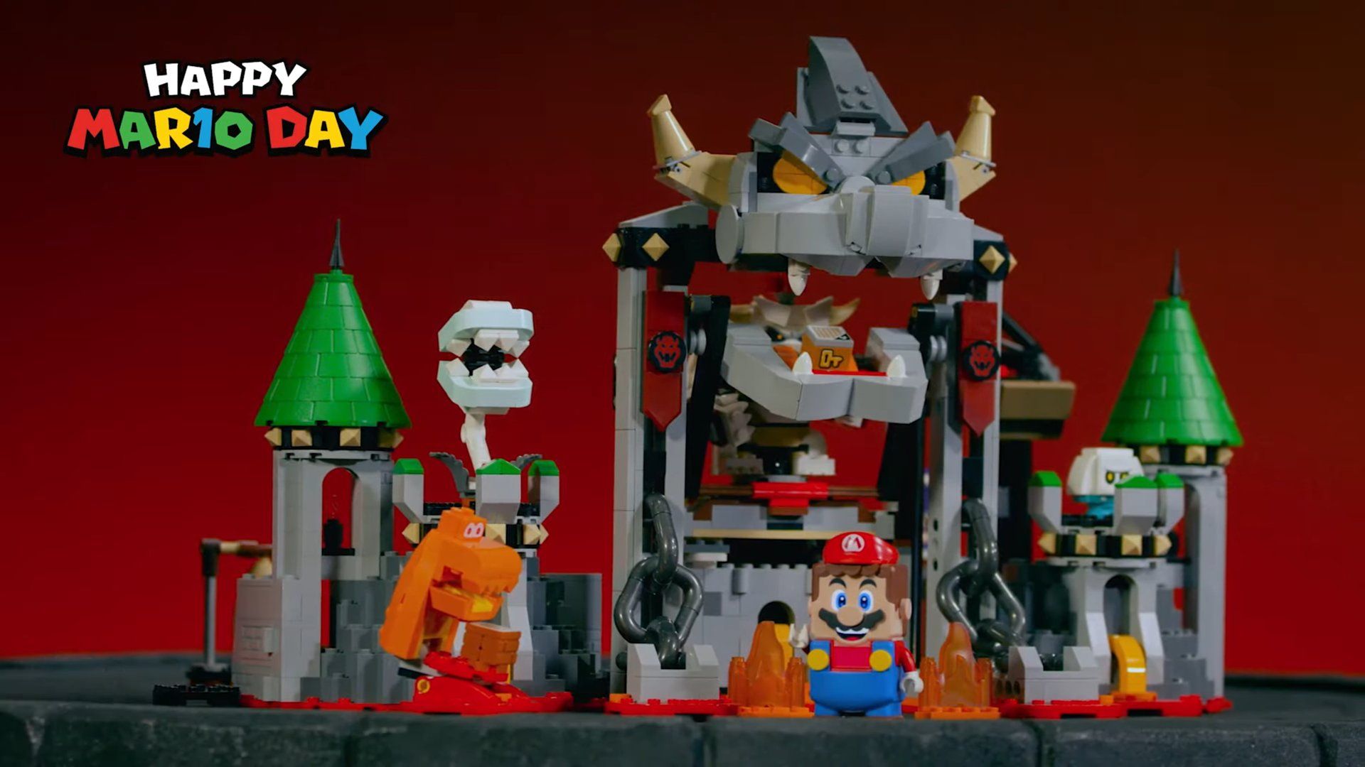 1920x1080 LEGO Mario Bowser Castle expansion set