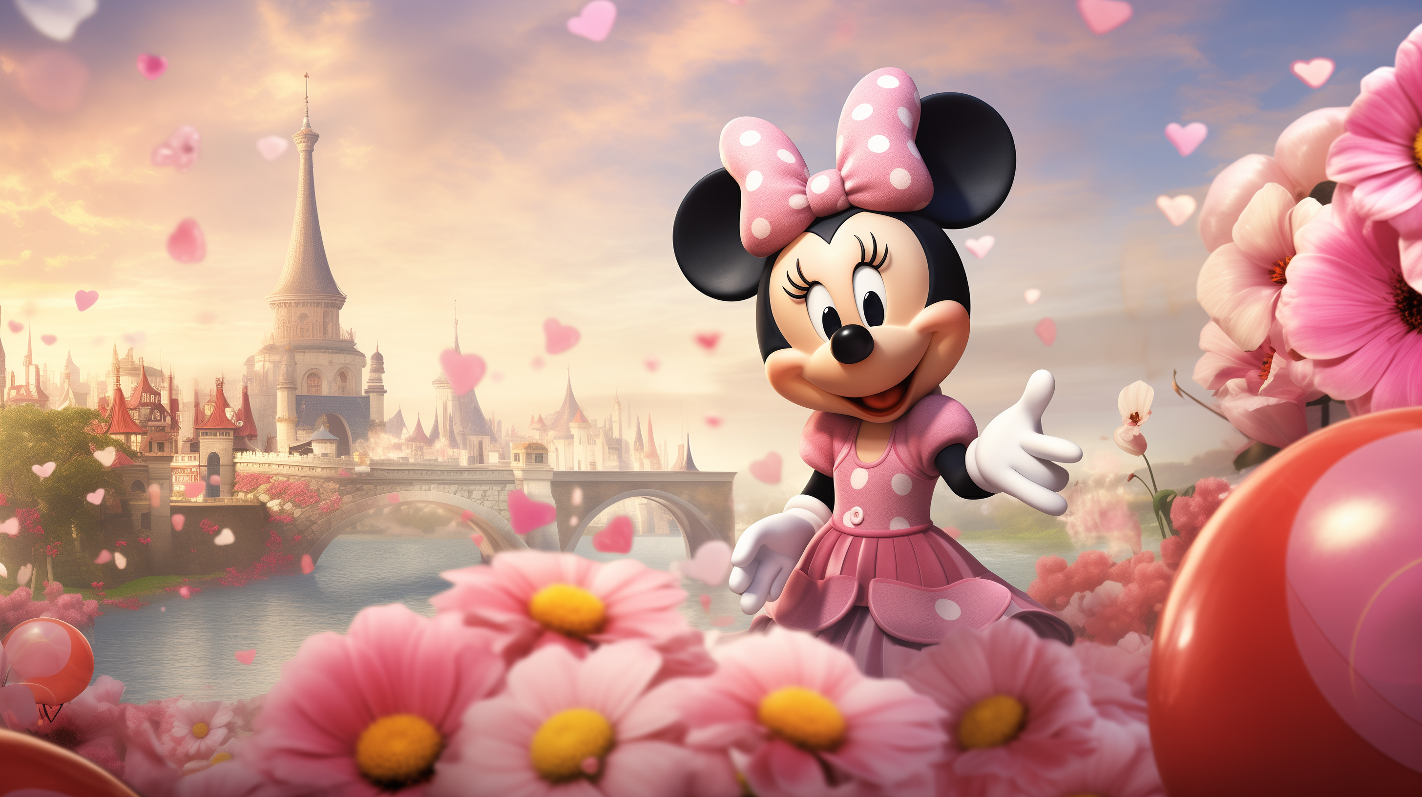 2912x1632 Minnie Mouse Wallpaper