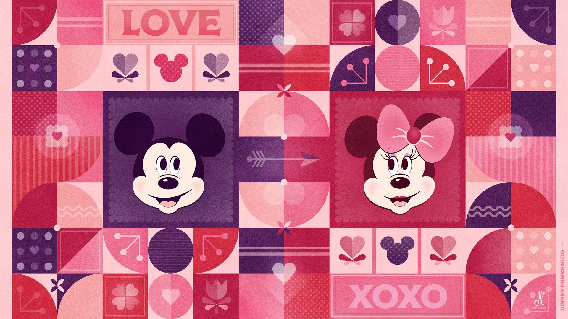 1920x1080 Mickey Mouse & Minnie Mouse