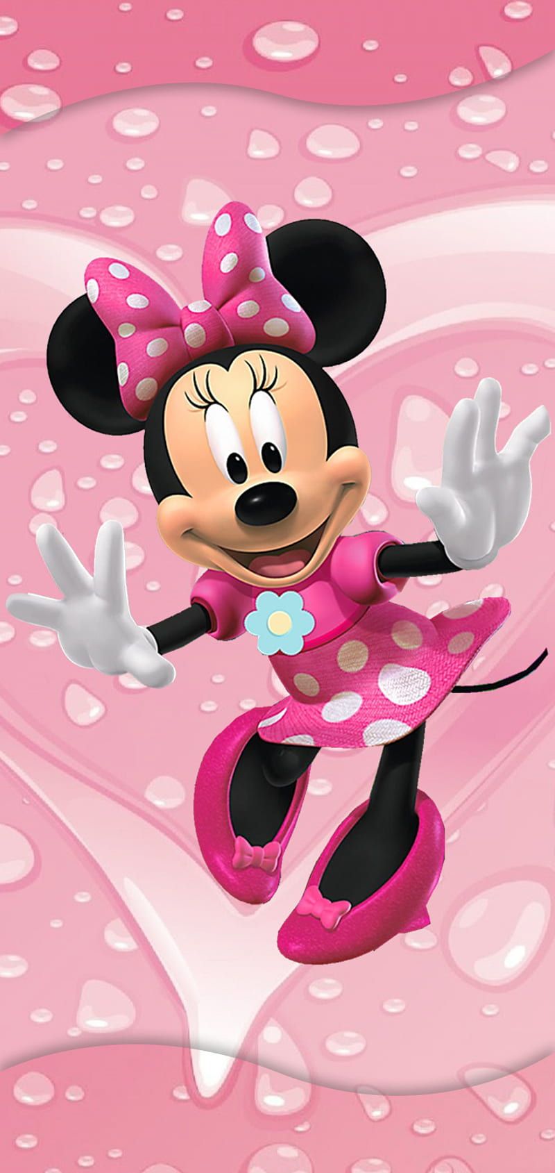800x1689 Minnie Mouse, cartoon, HD phone